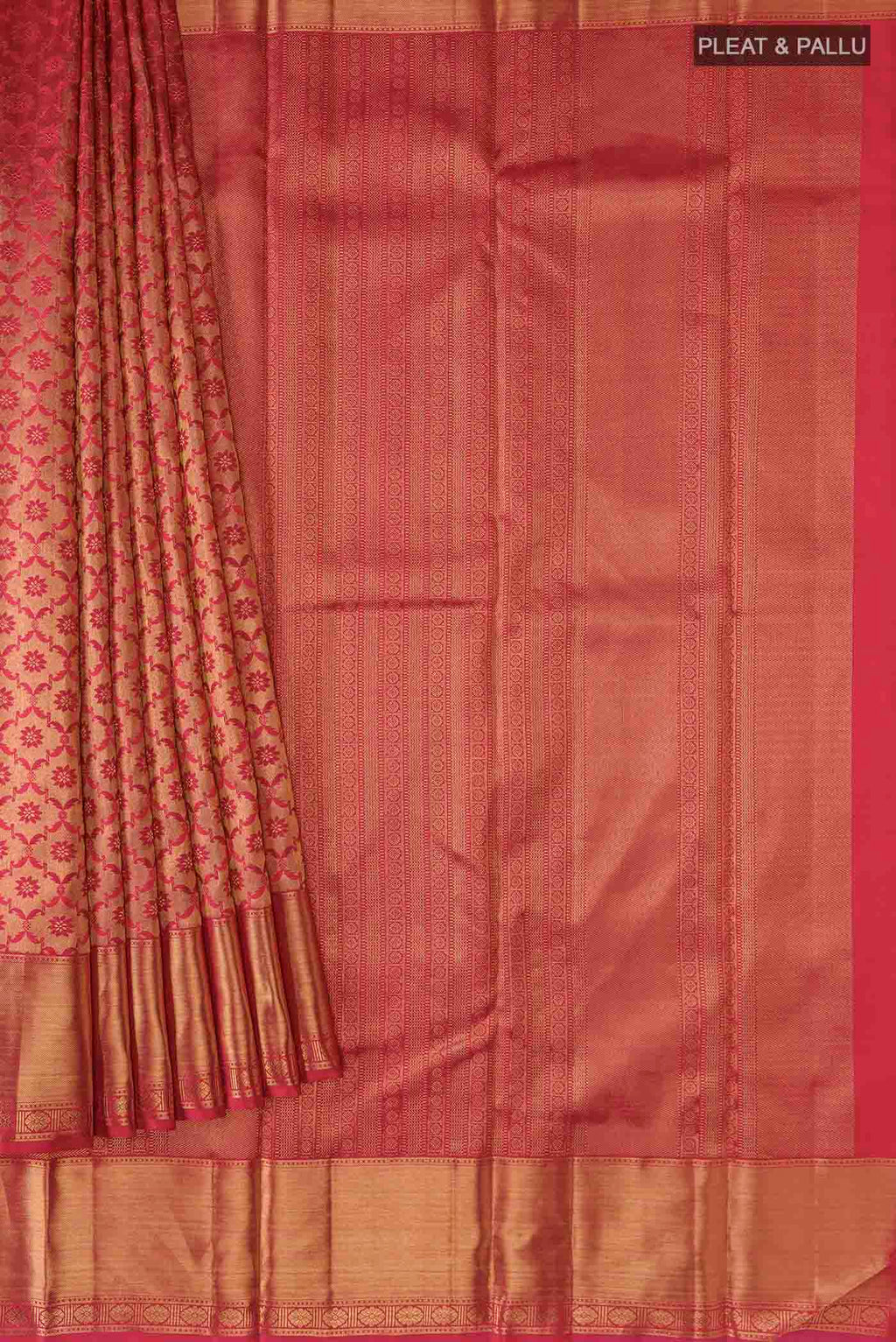 pleats pallu