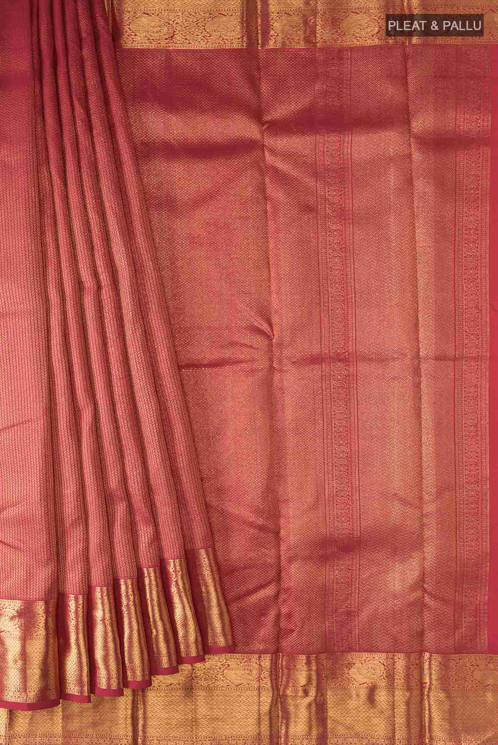 pleats pallu
