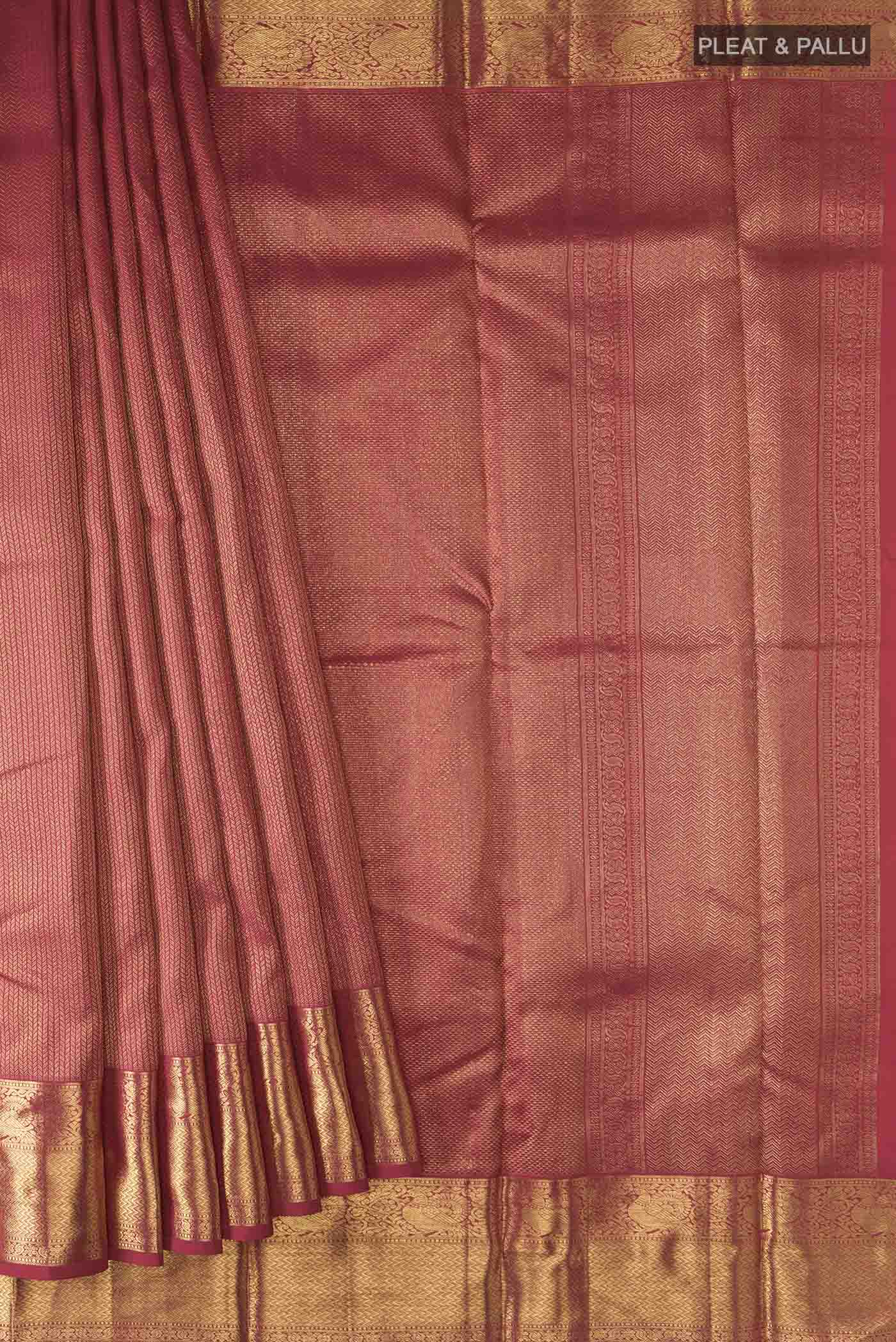 pleats pallu