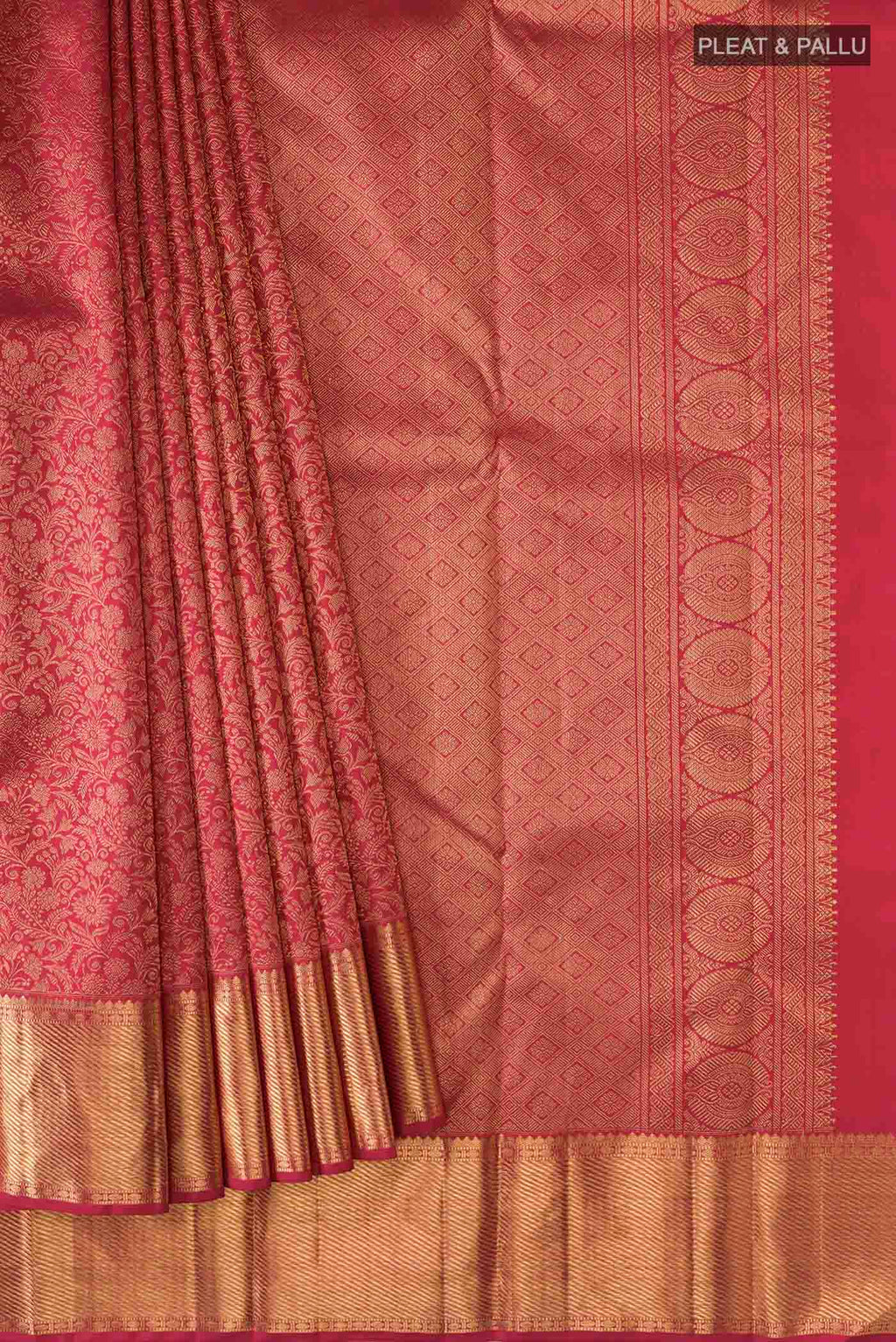 pleats pallu