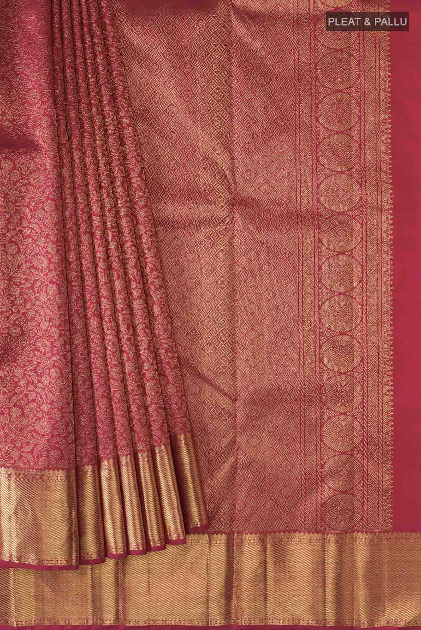 pleats pallu