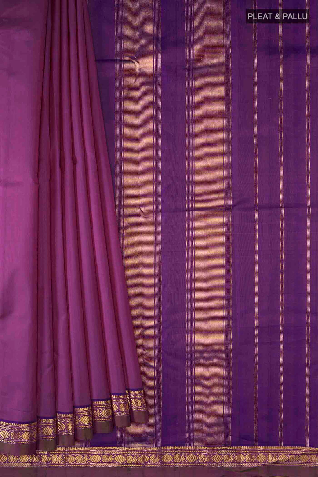 pleats pallu