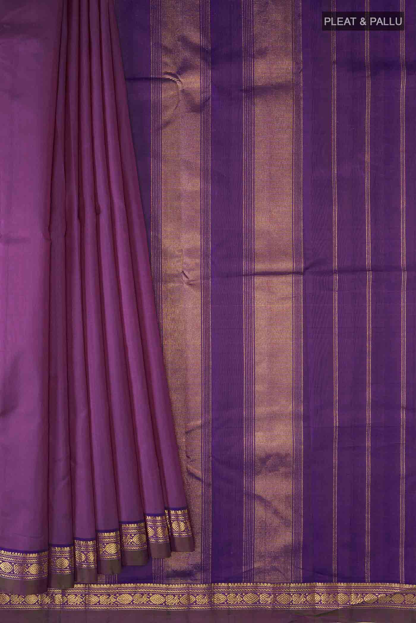 pleats pallu