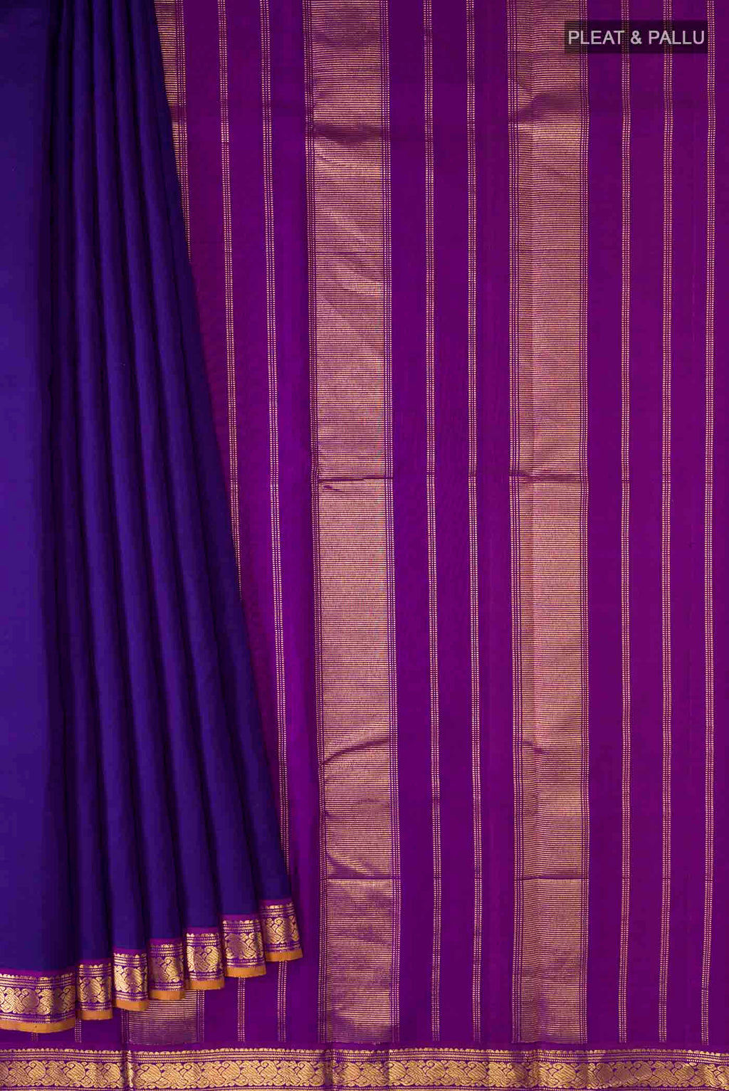 pleats pallu