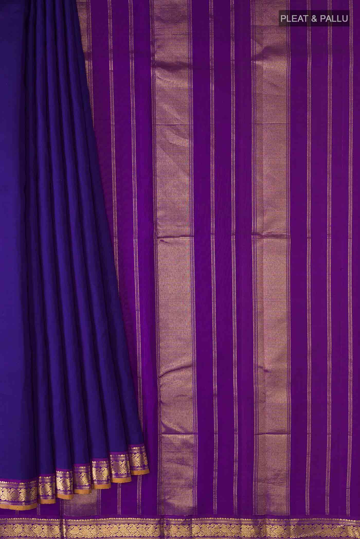 pleats pallu