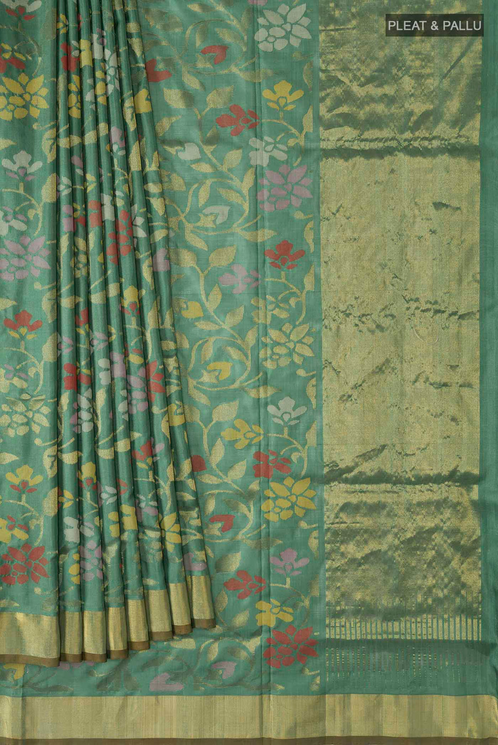 pleats pallu