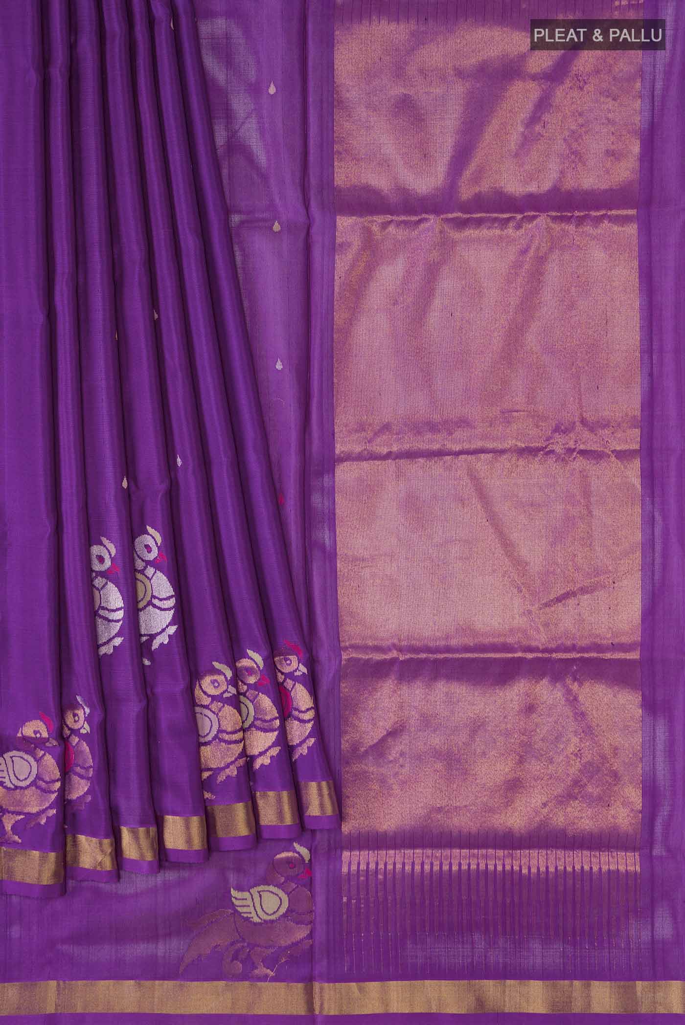 pleats pallu