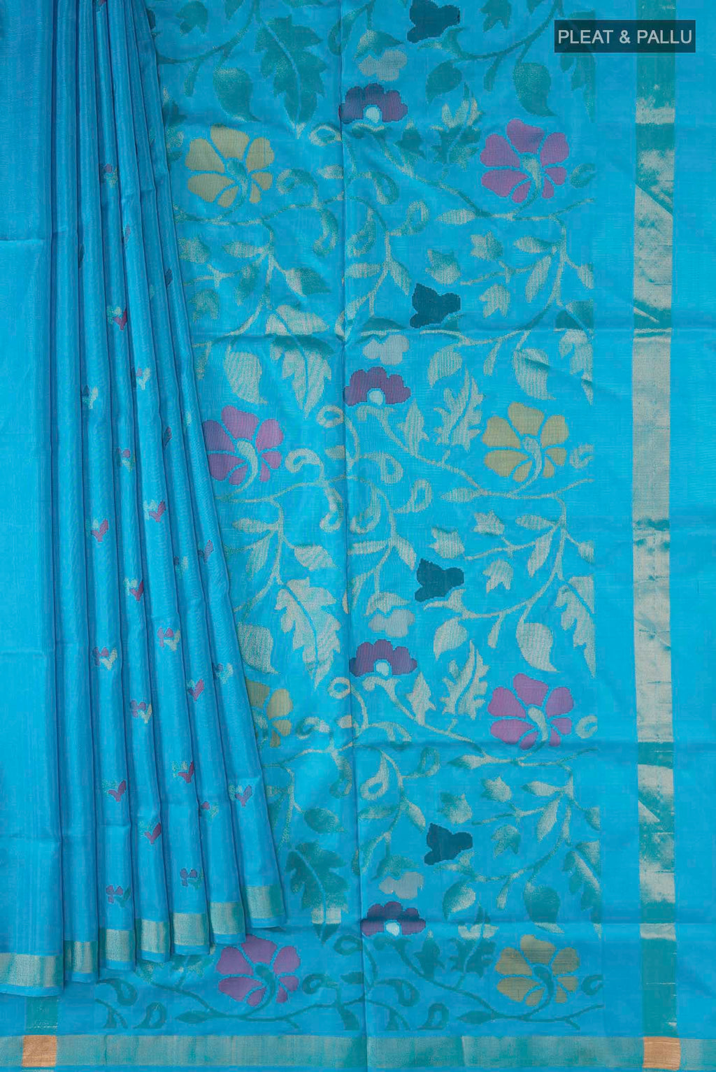 pleats pallu