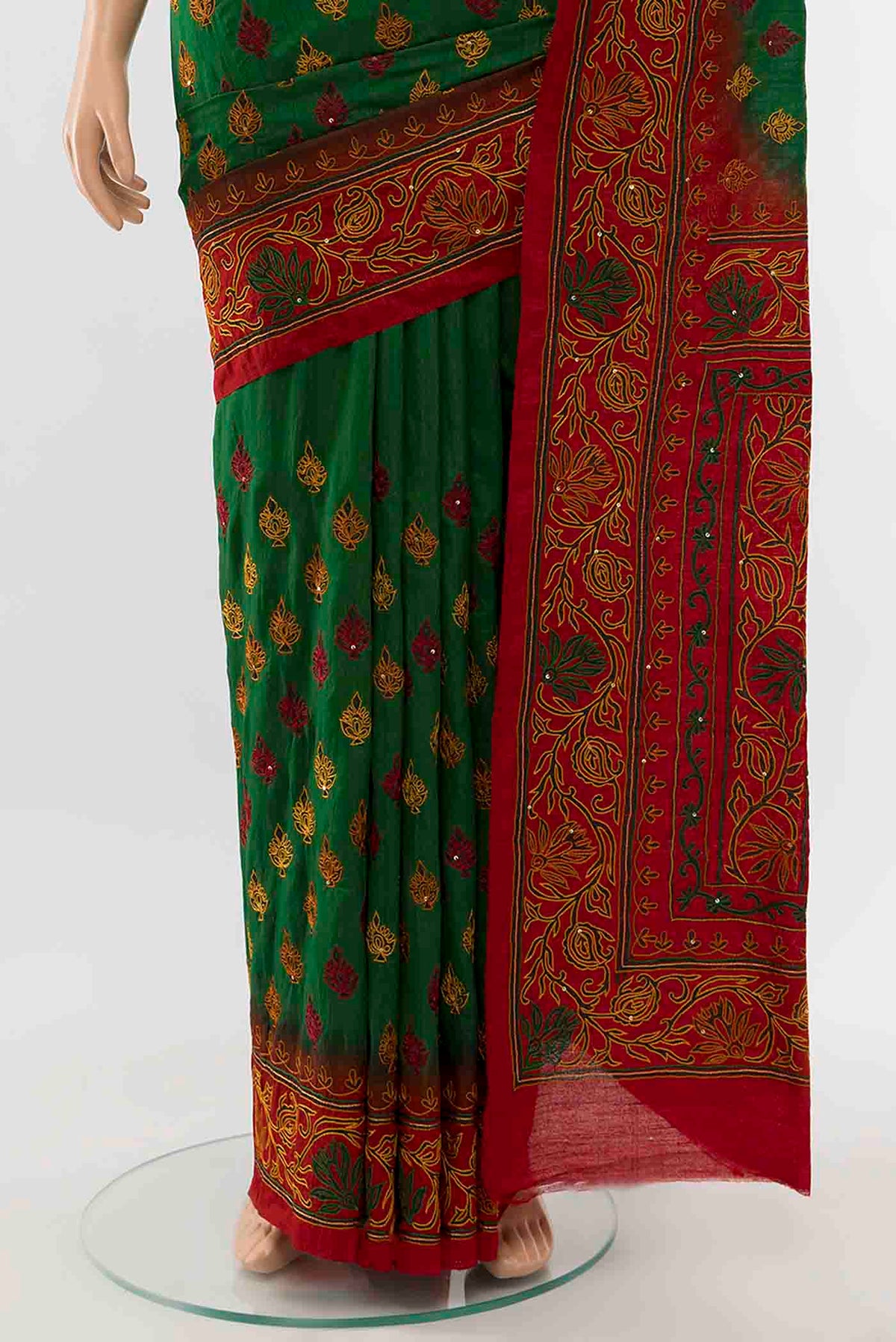 pleats pallu