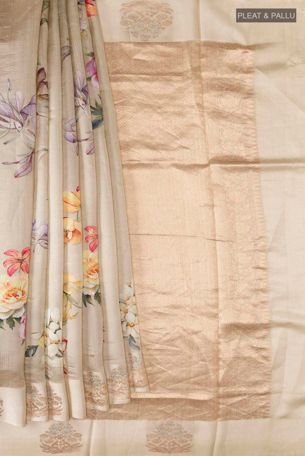 pleats pallu