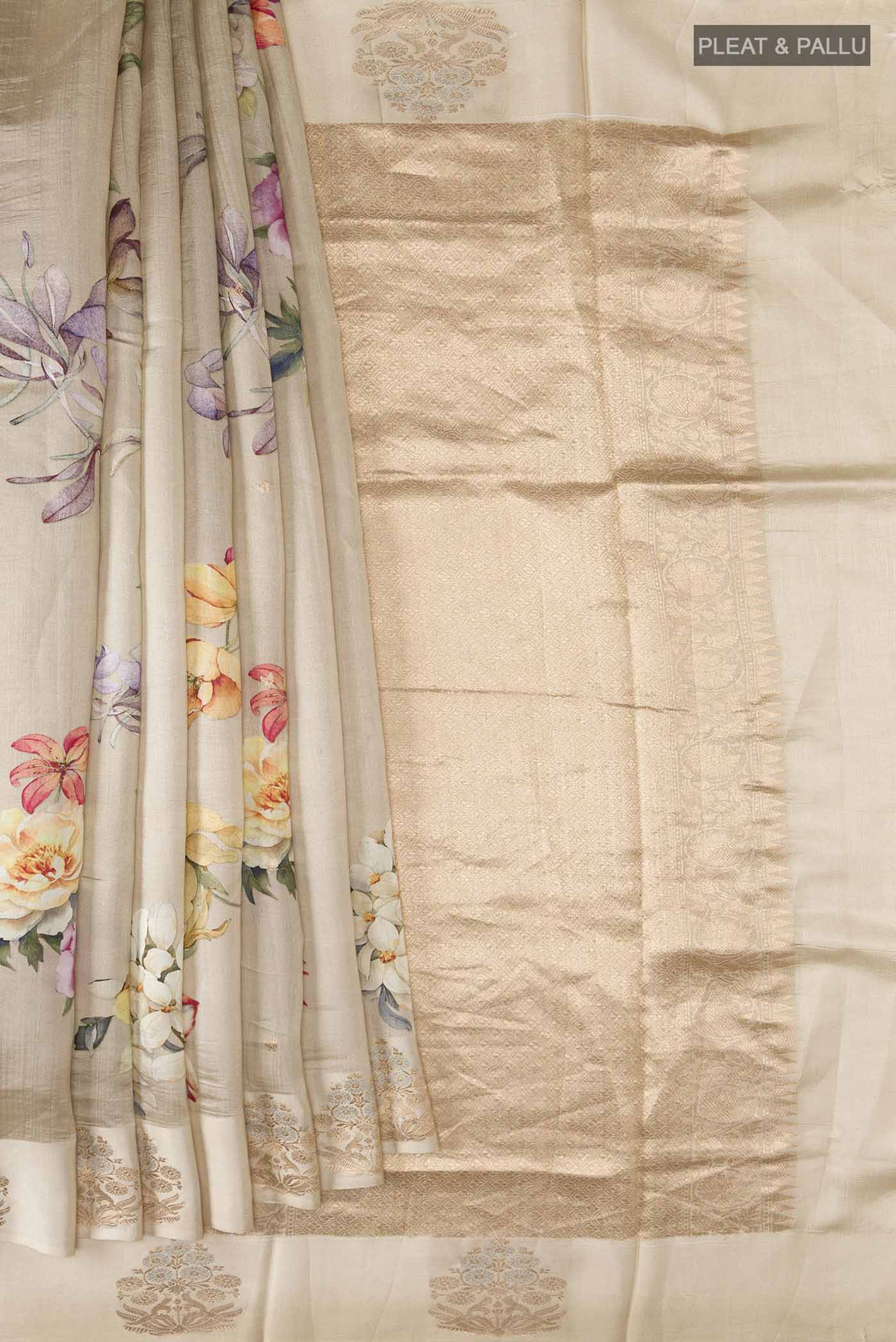 pleats pallu