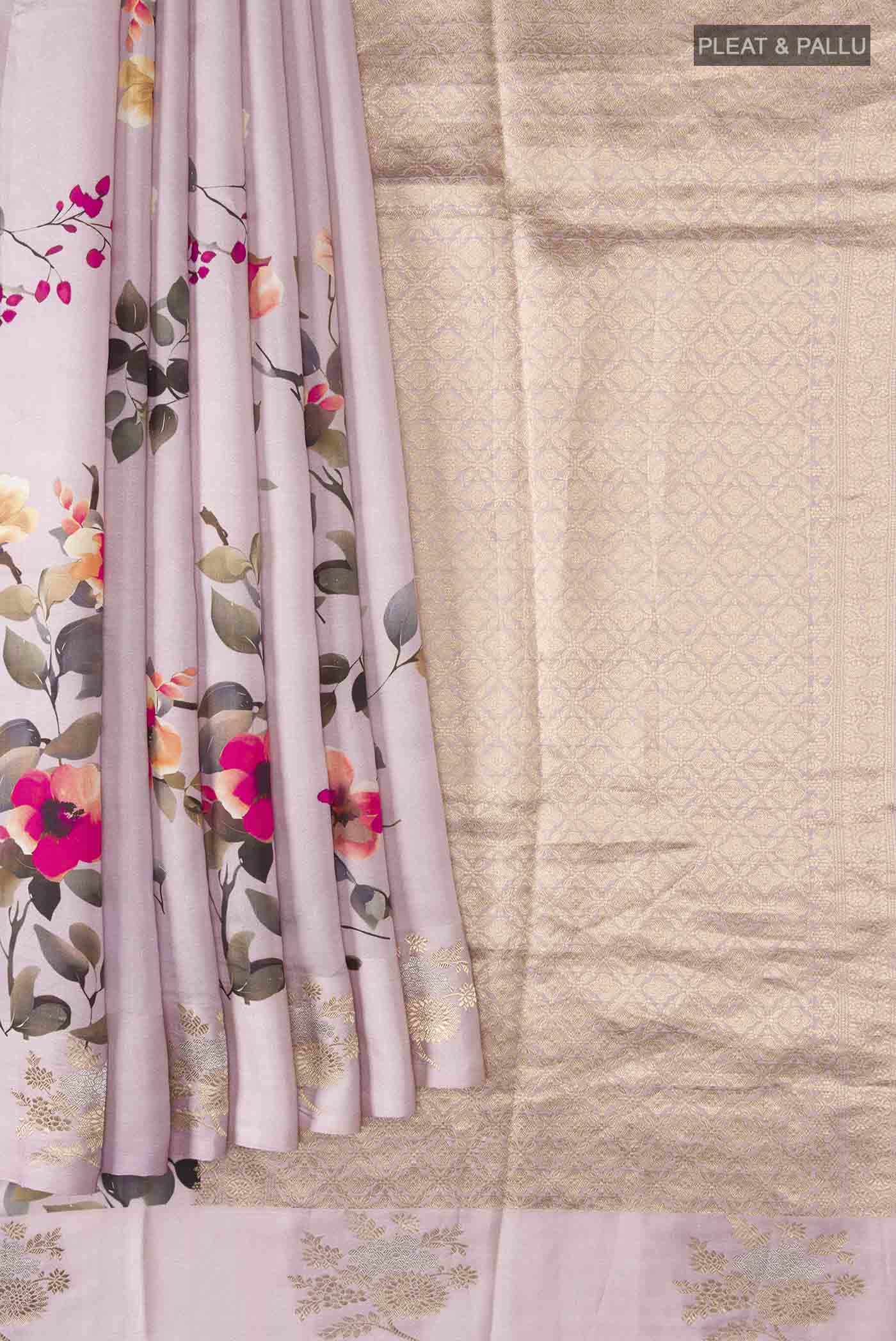 pleats pallu