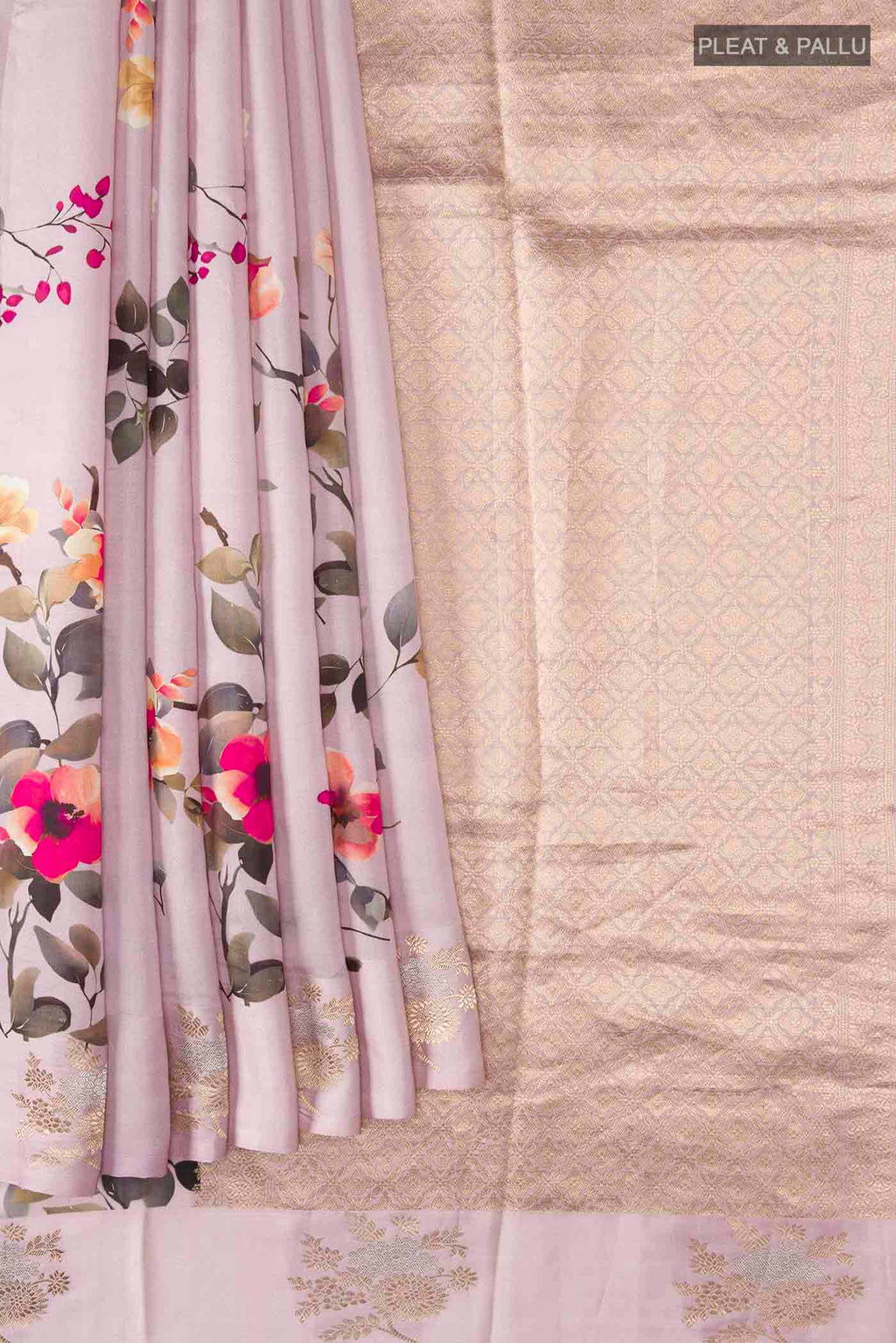 pleats pallu