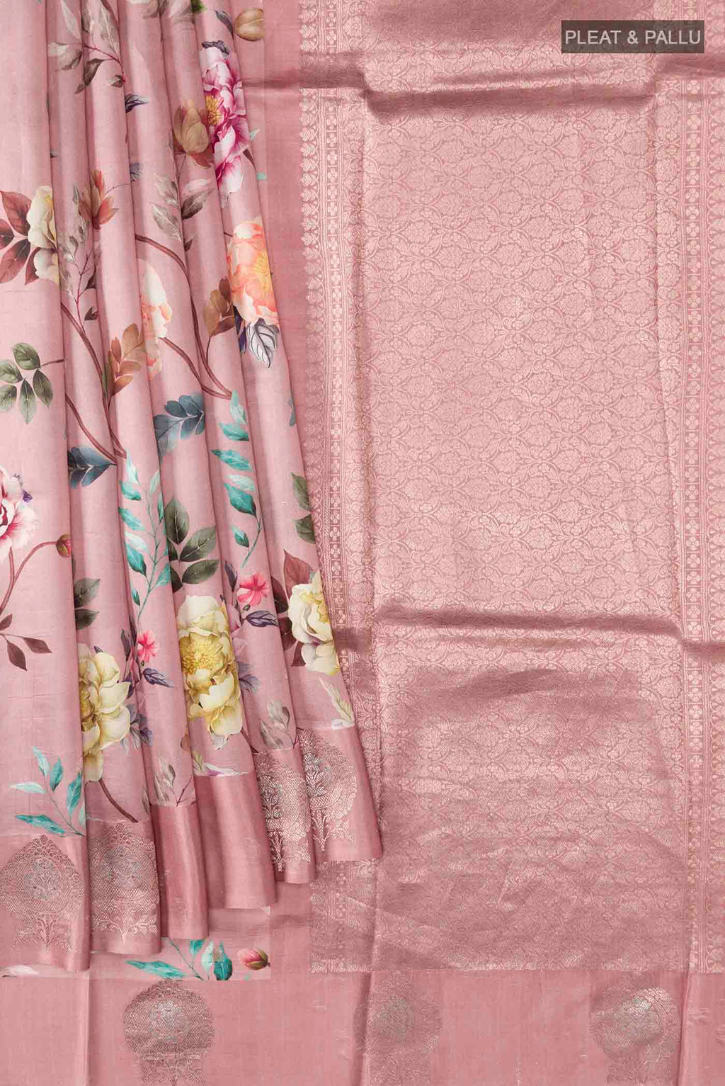 pleats pallu