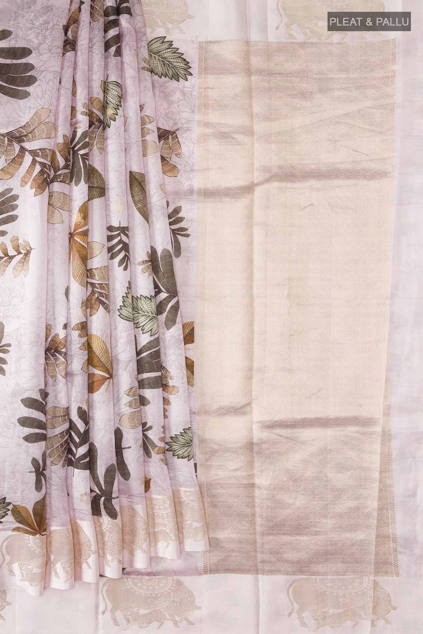 pleats pallu