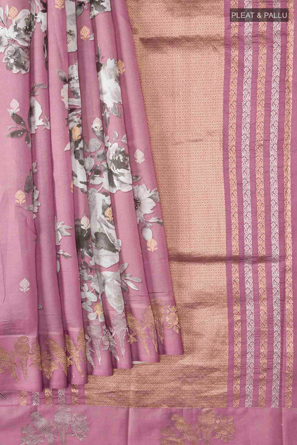 pleats pallu