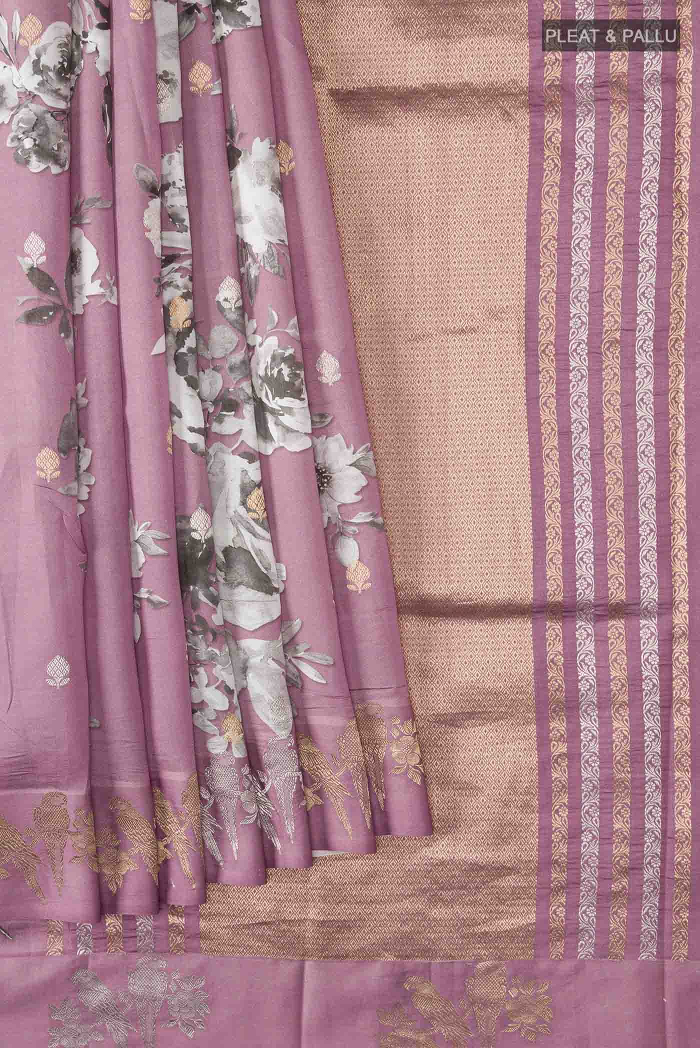 pleats pallu