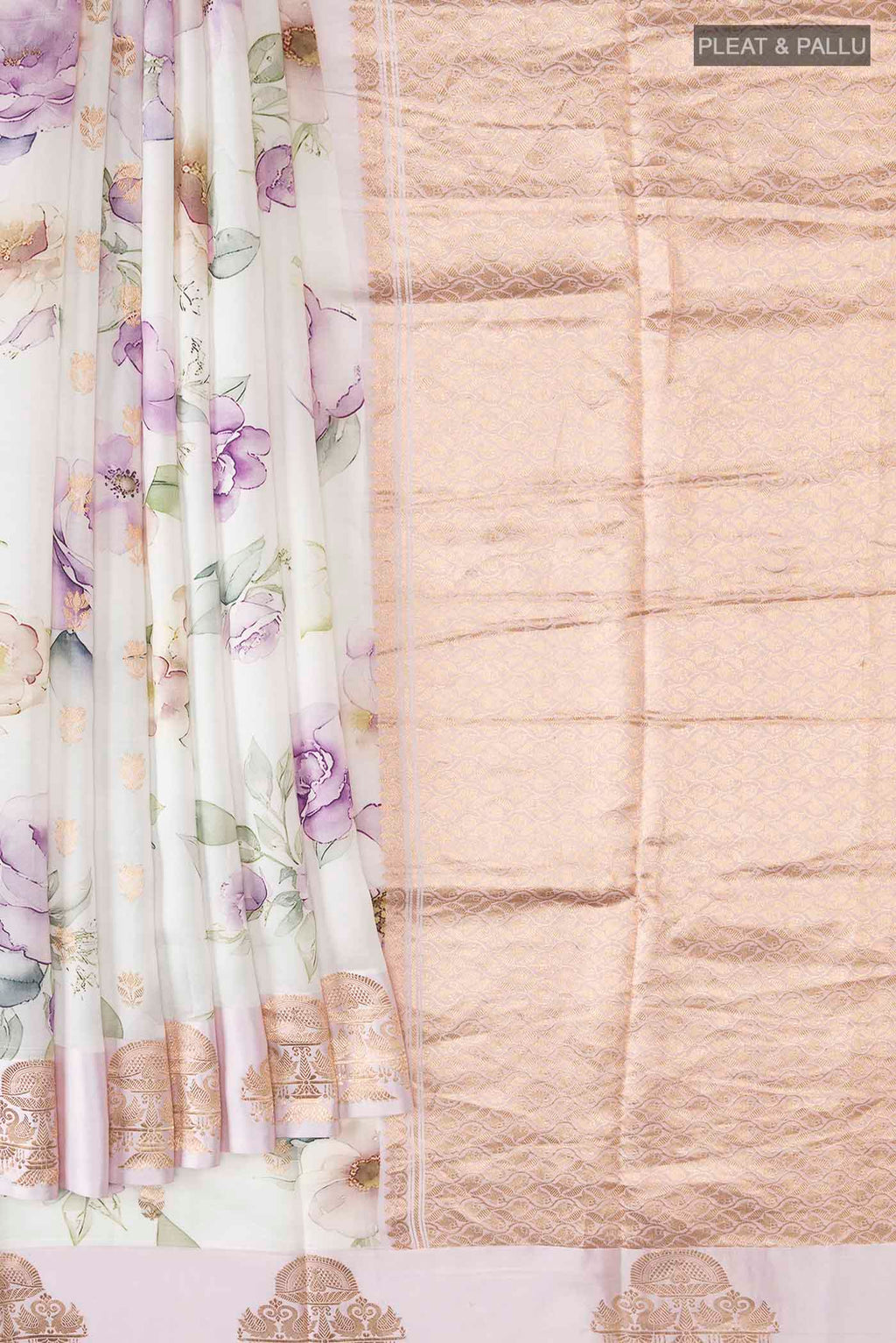 pleats pallu