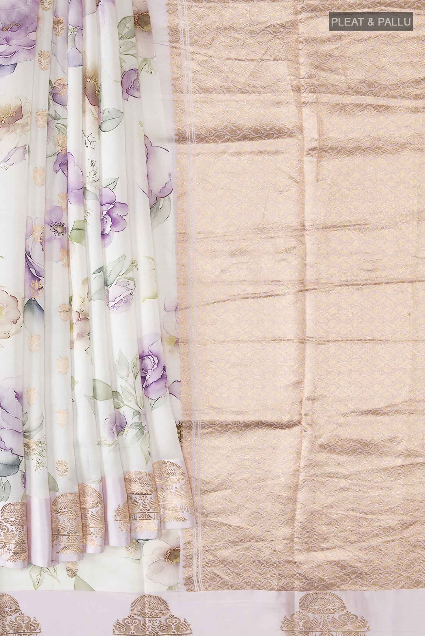 pleats pallu