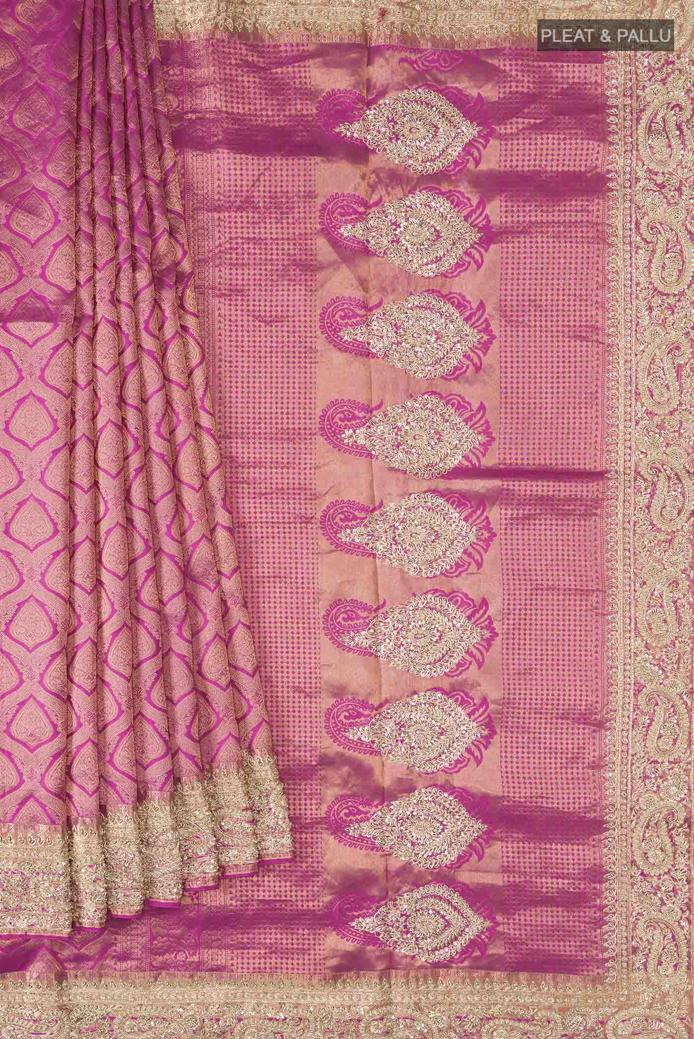pleats pallu