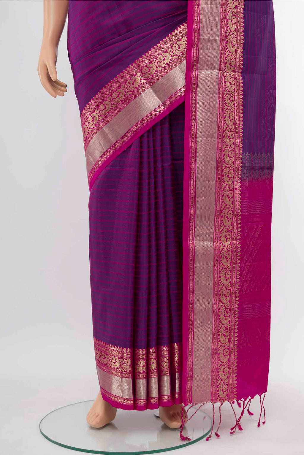 pleats pallu