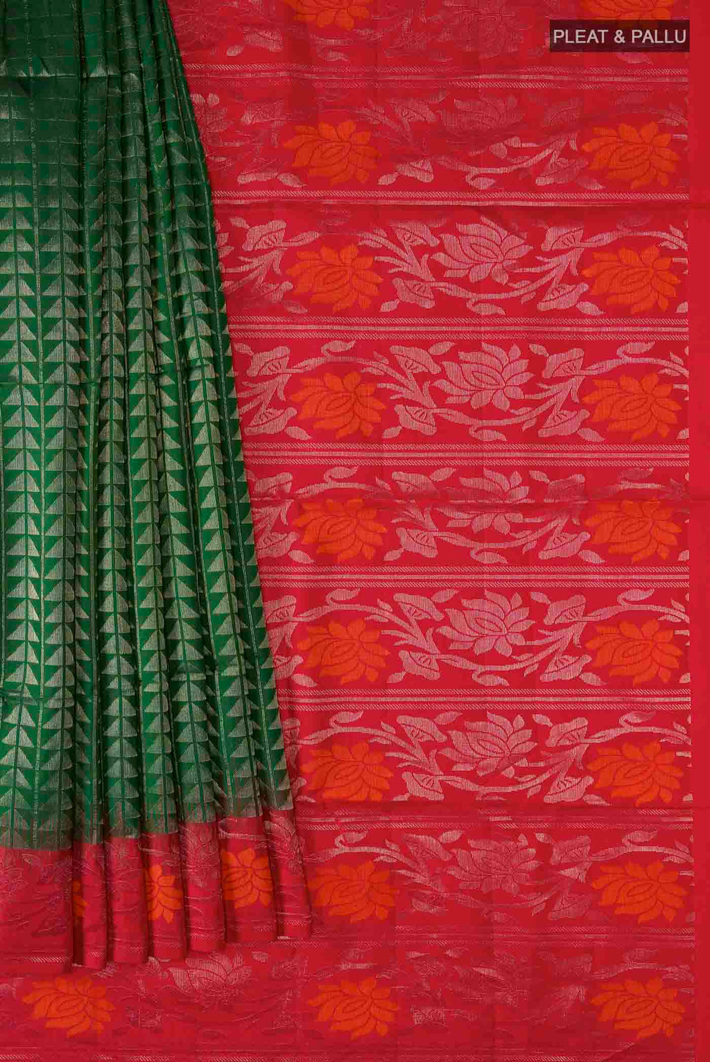 pleats pallu