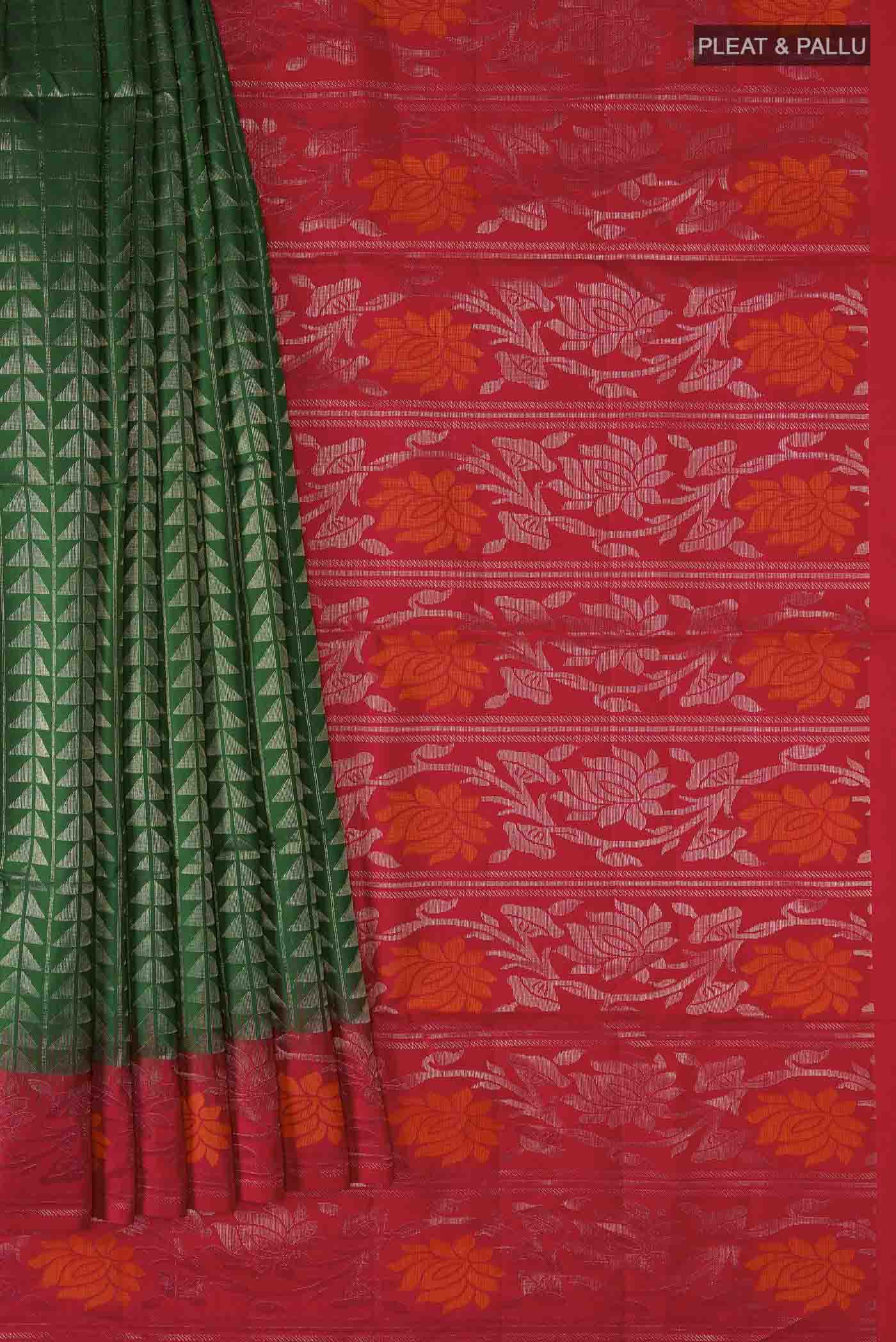 pleats pallu