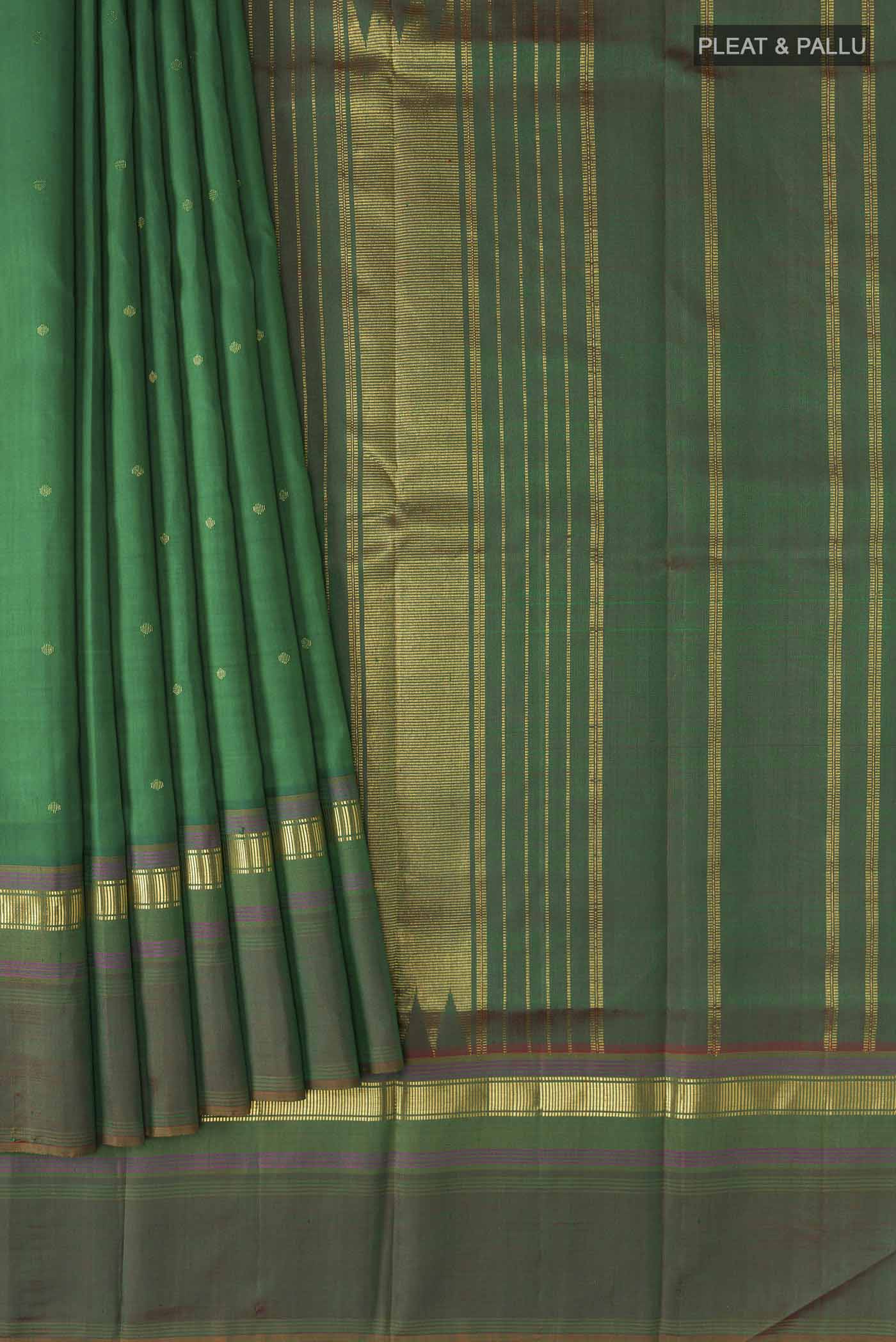 pleats pallu