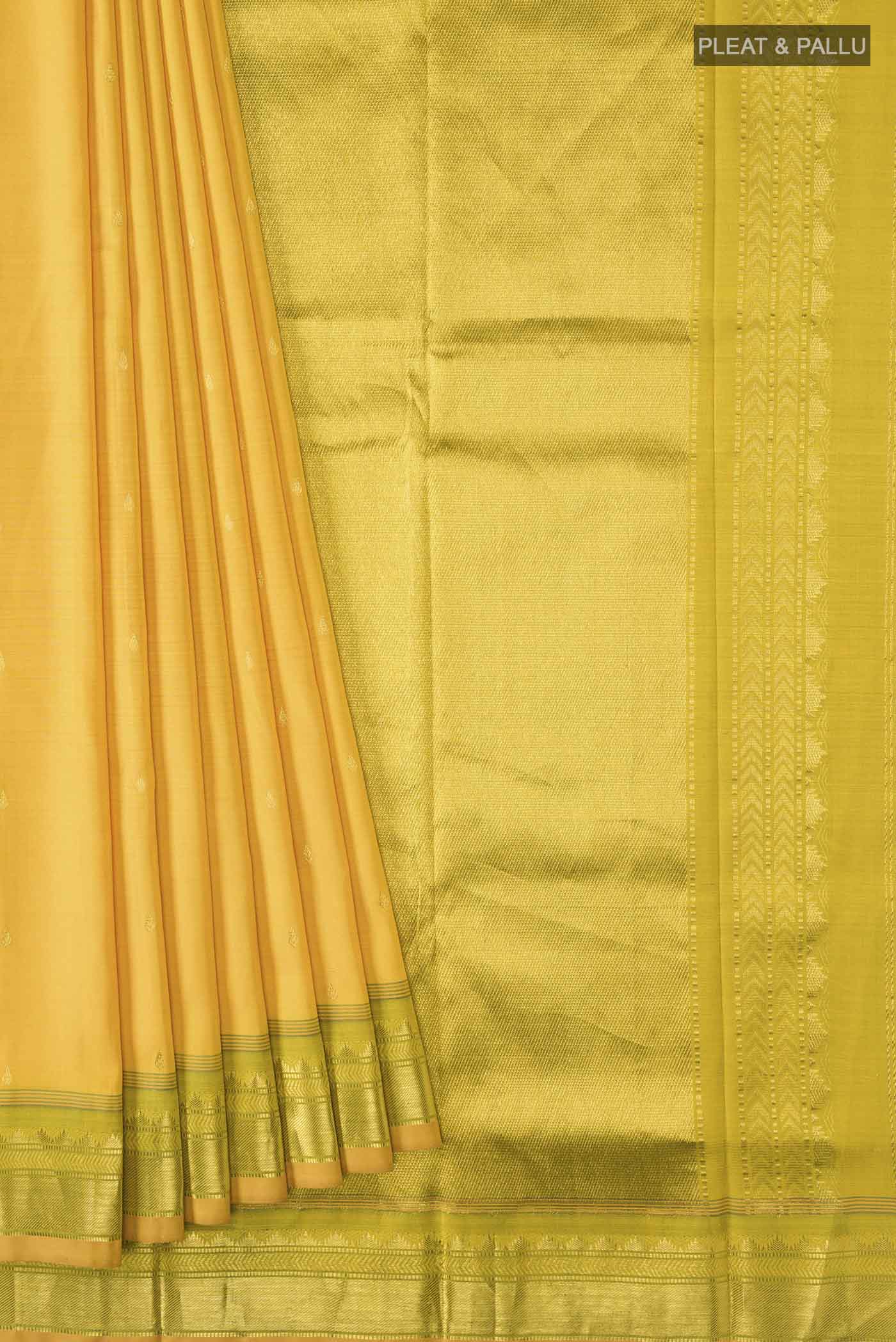 pleats pallu