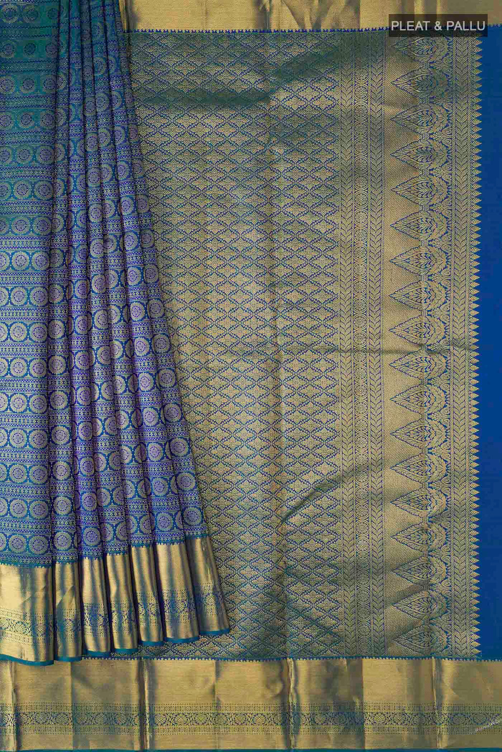 pleats pallu