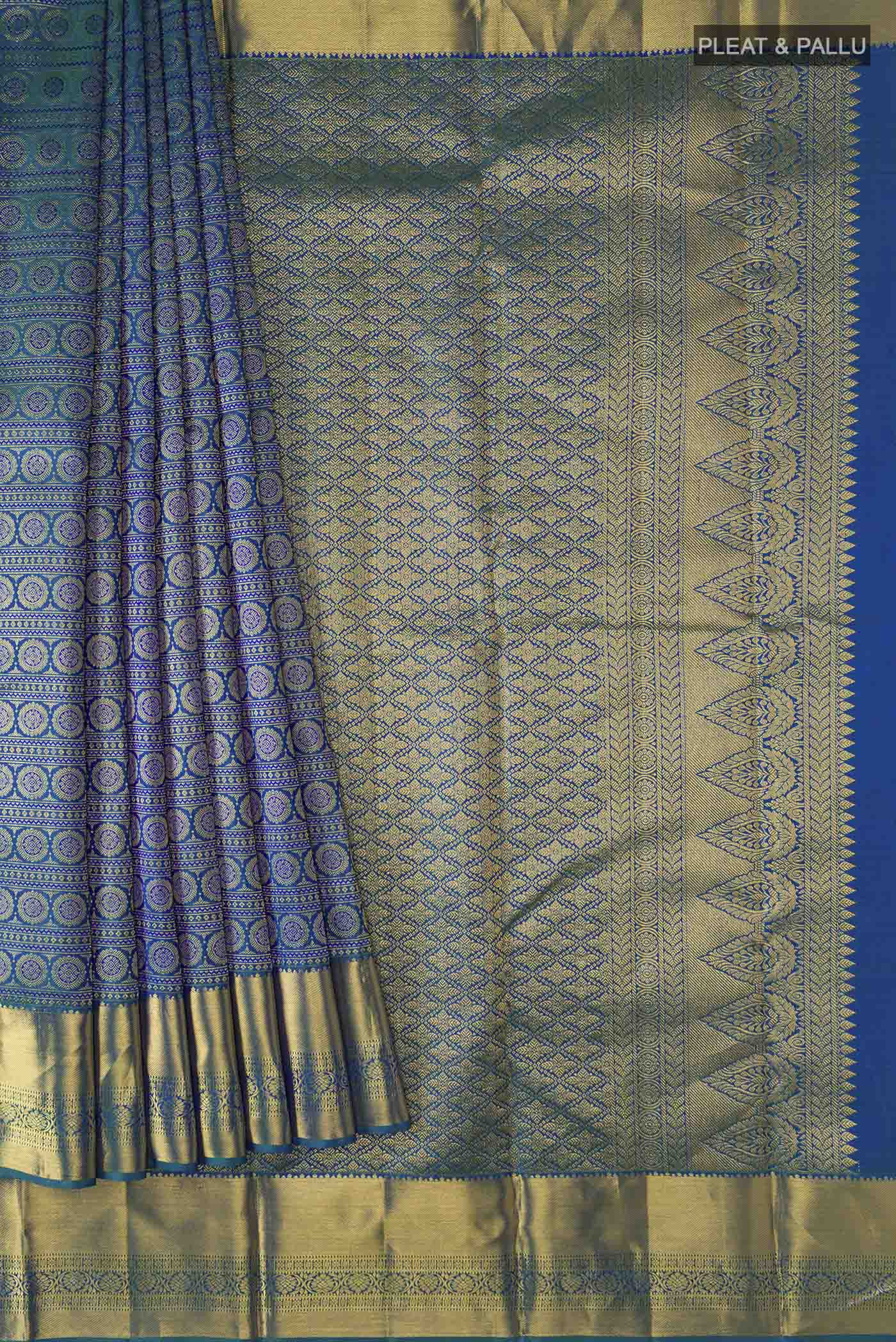 pleats pallu