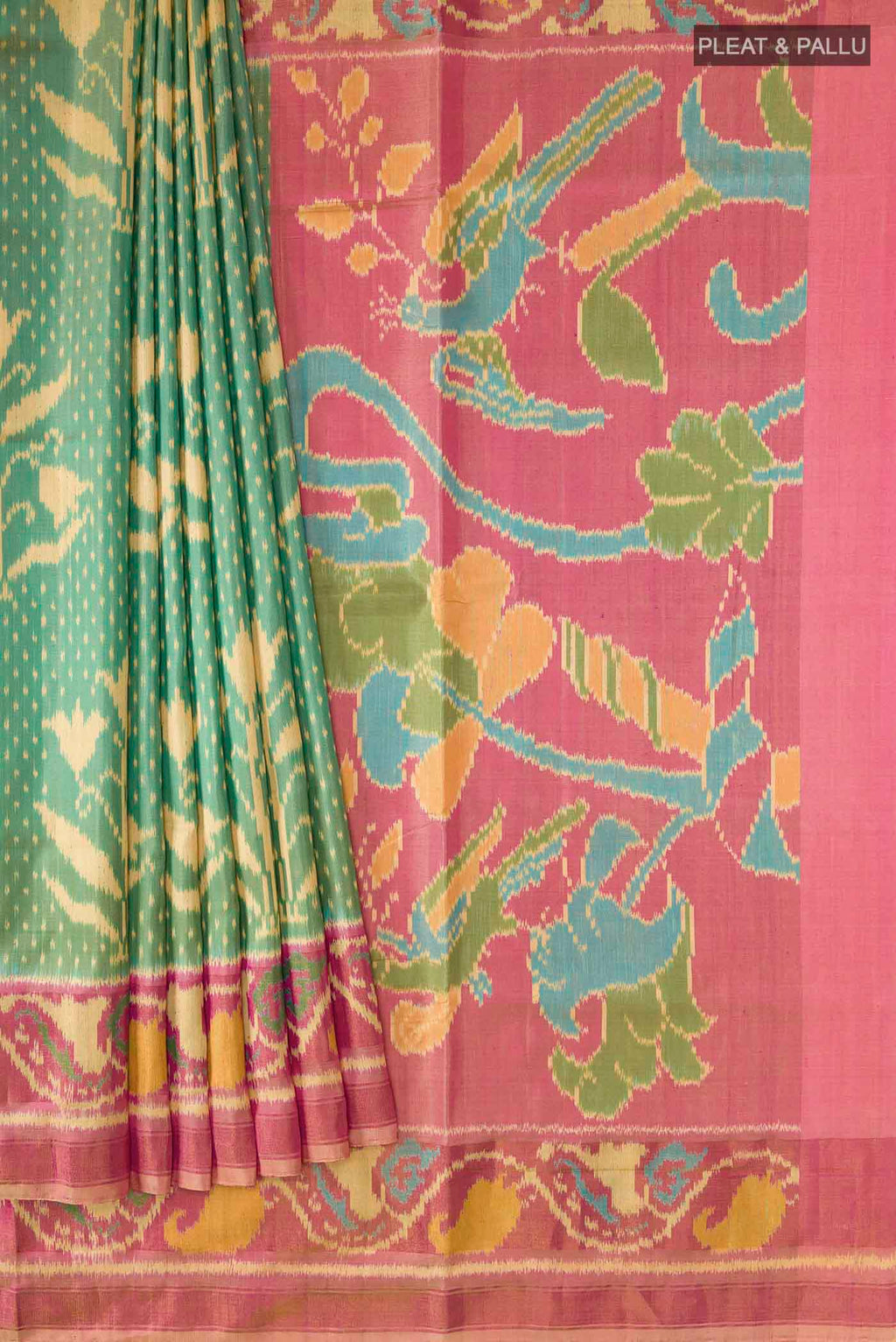 pleats pallu