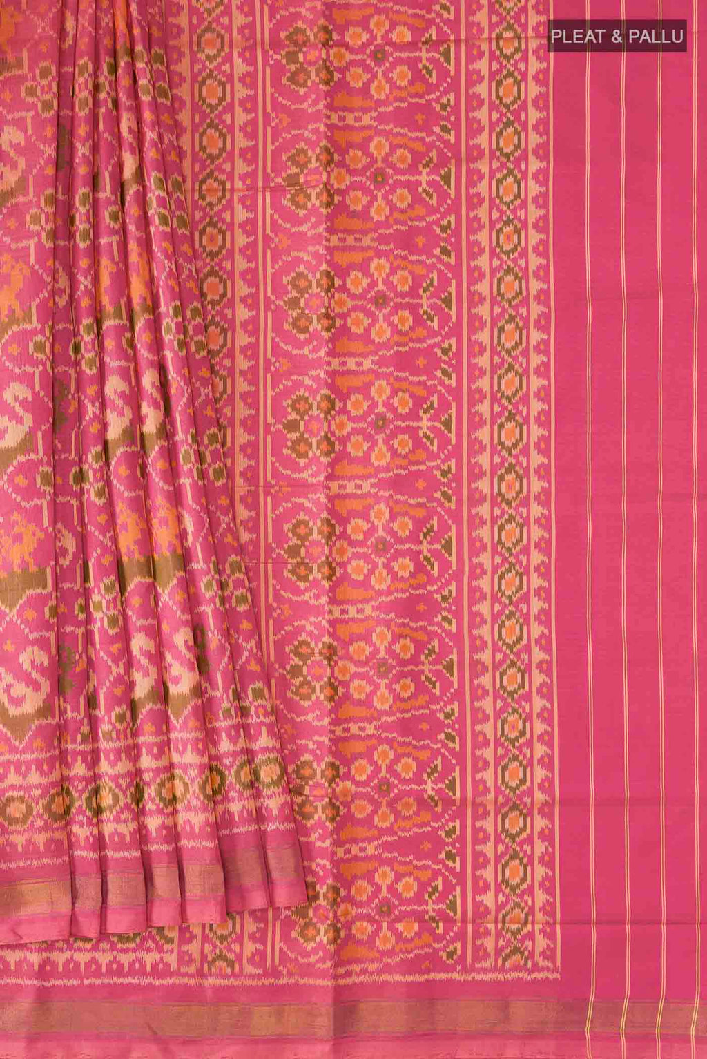pleats pallu