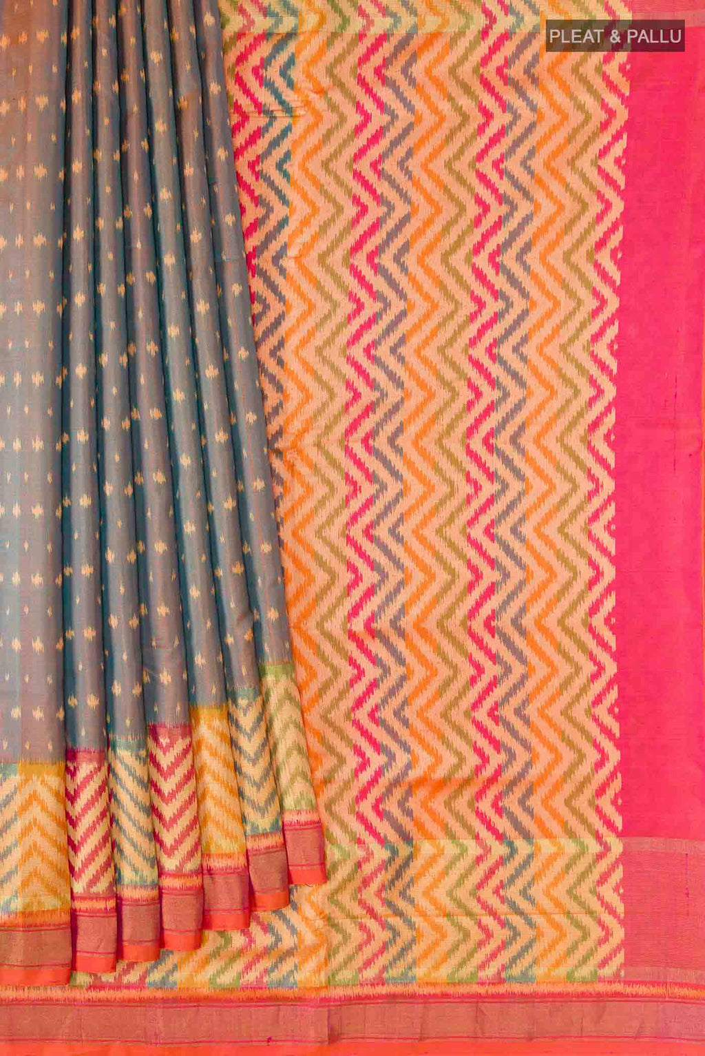pleats pallu