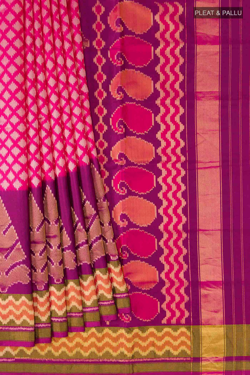 pleats pallu