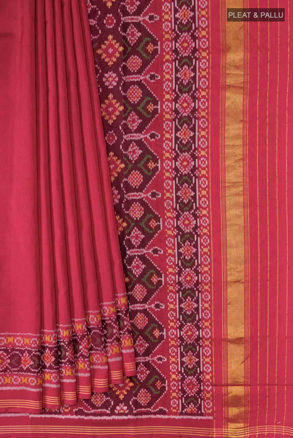 pleats pallu