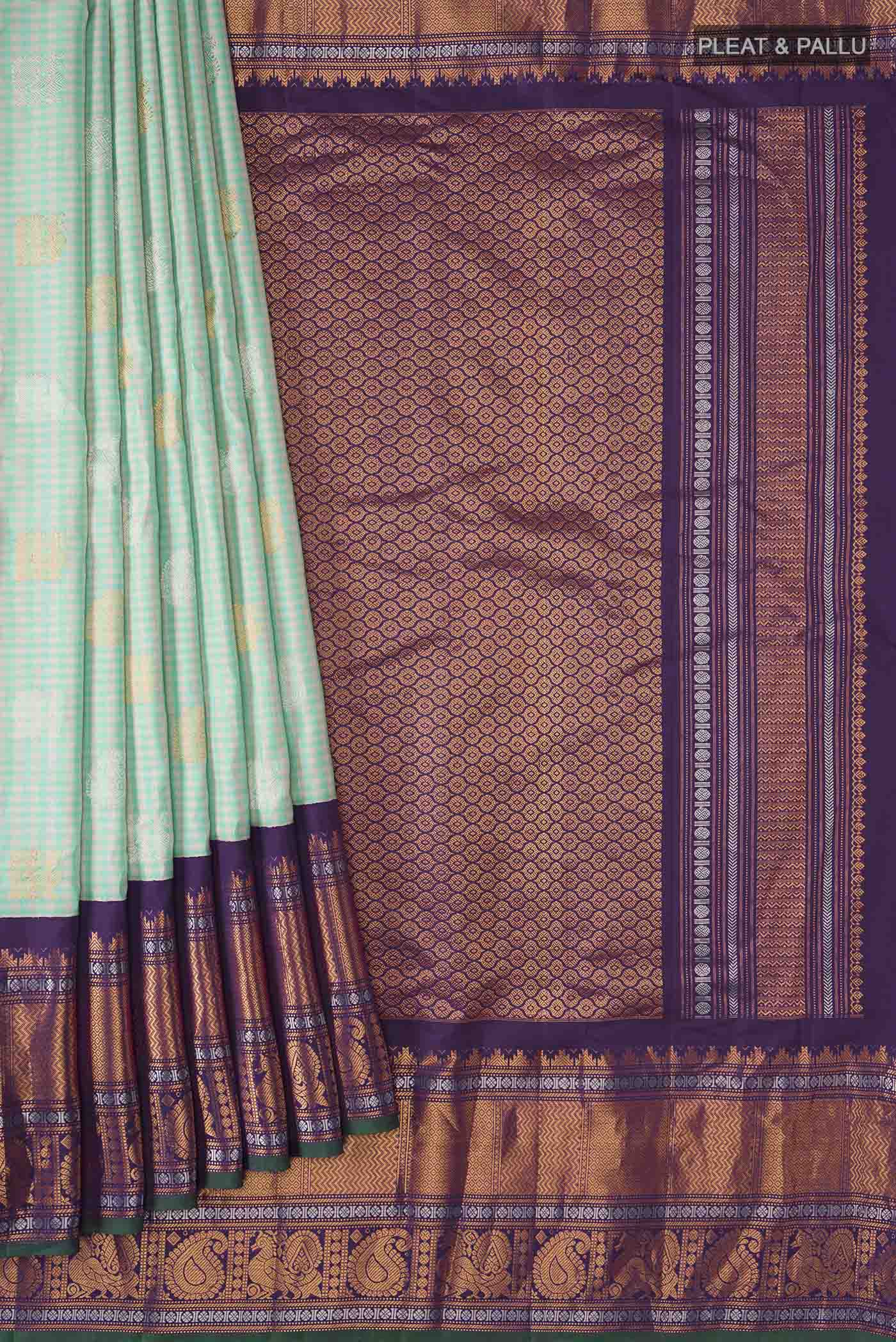 pleats pallu