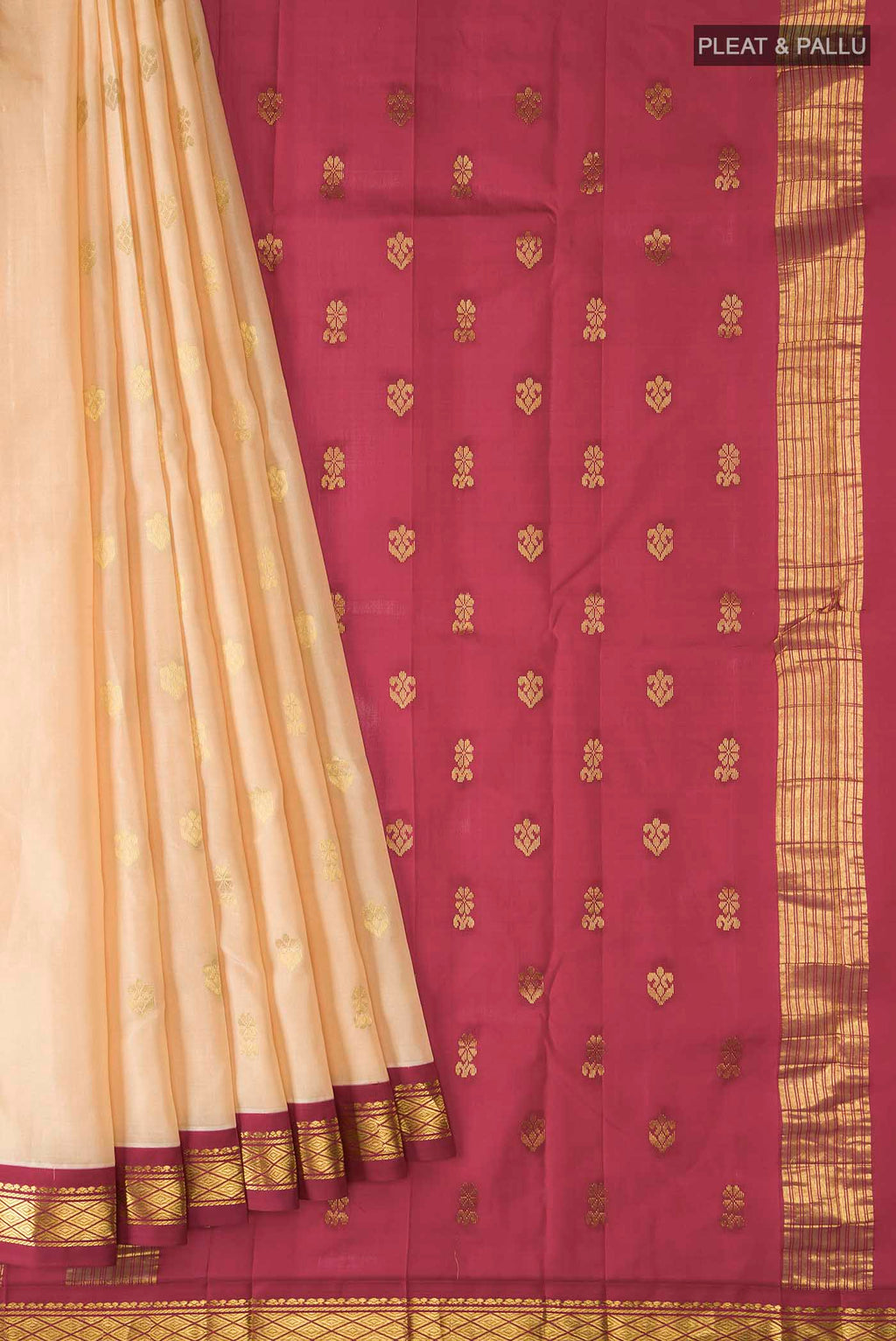 pleats pallu