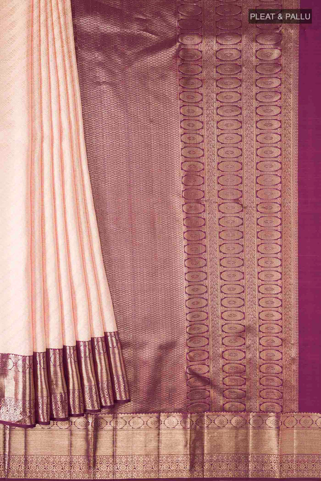 pleats pallu