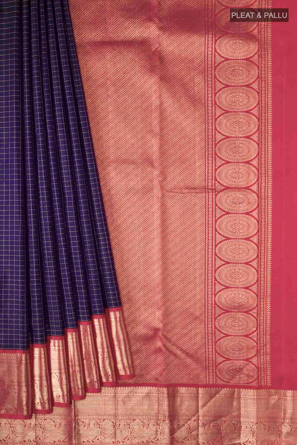 pleats pallu