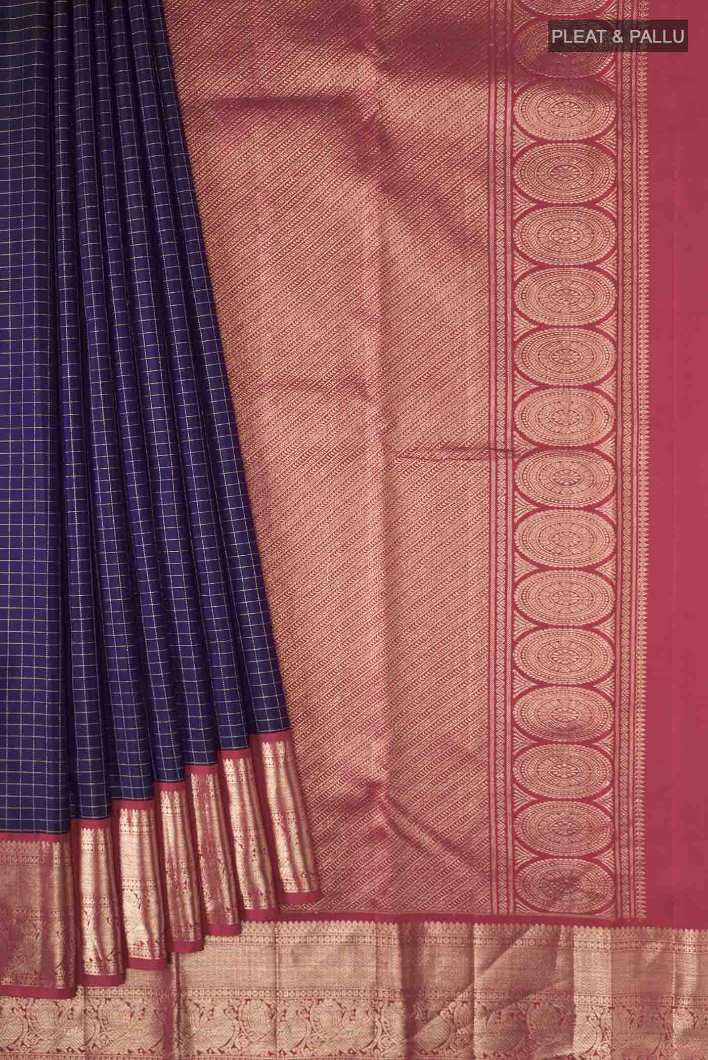 pleats pallu