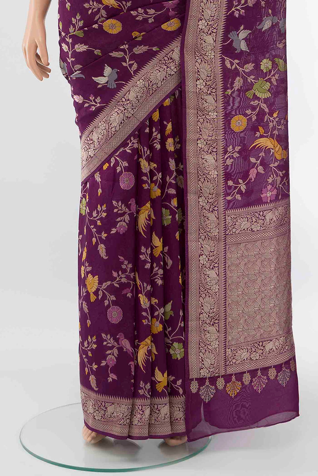pleats pallu