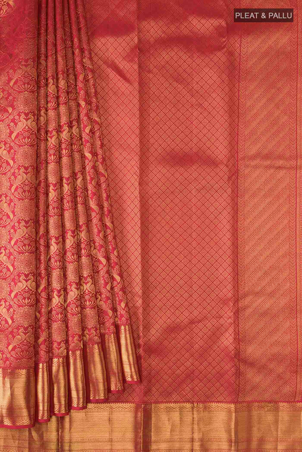 pleats pallu
