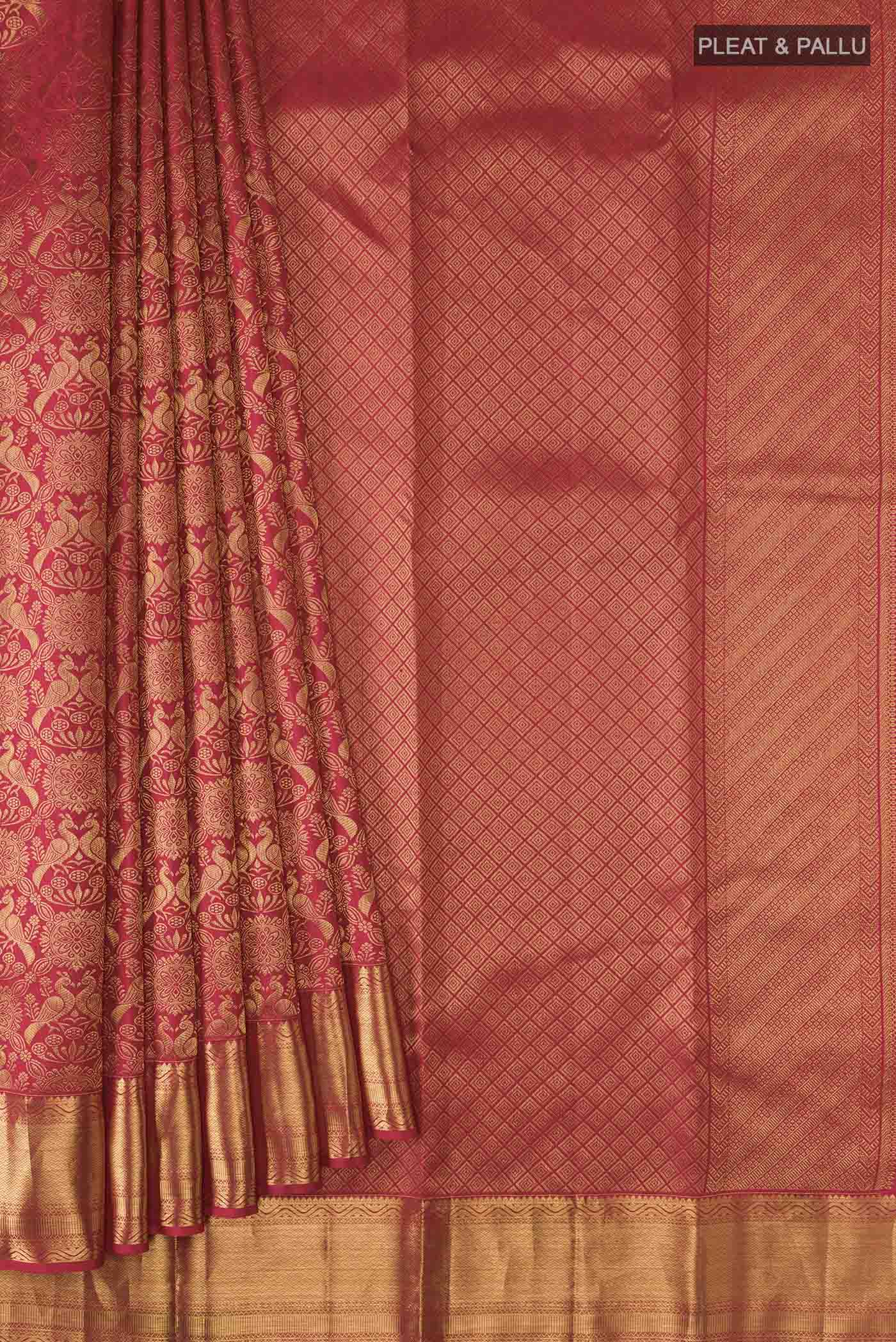 pleats pallu