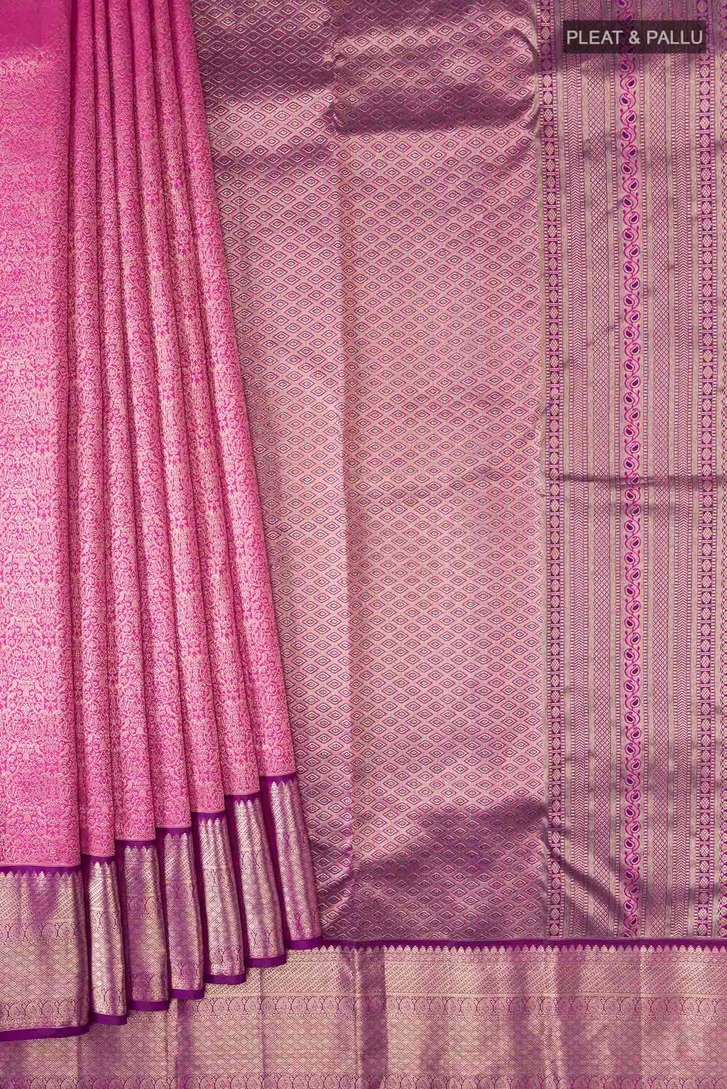 pleats pallu
