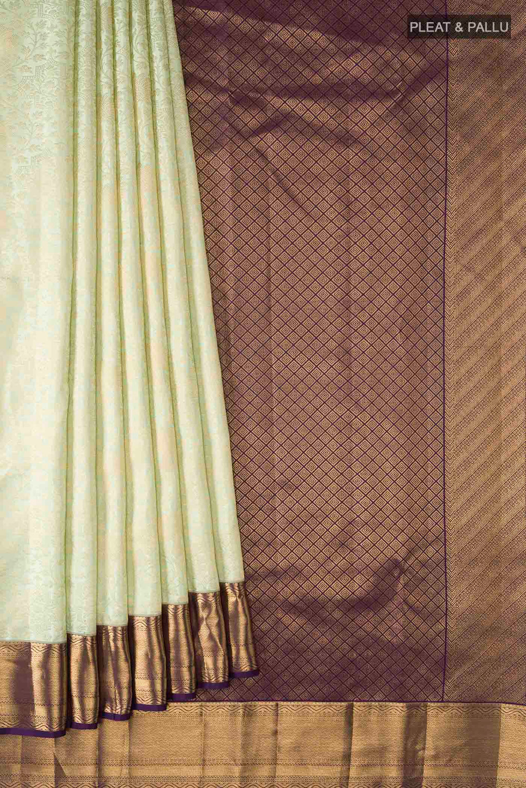 pleats pallu