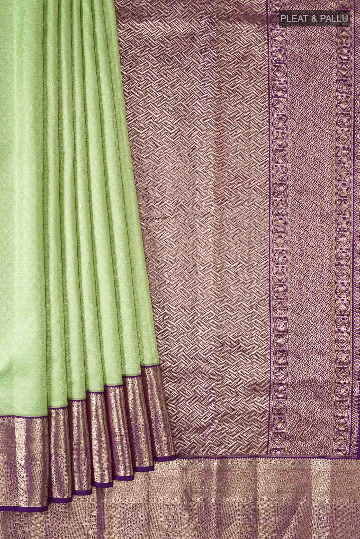pleats pallu