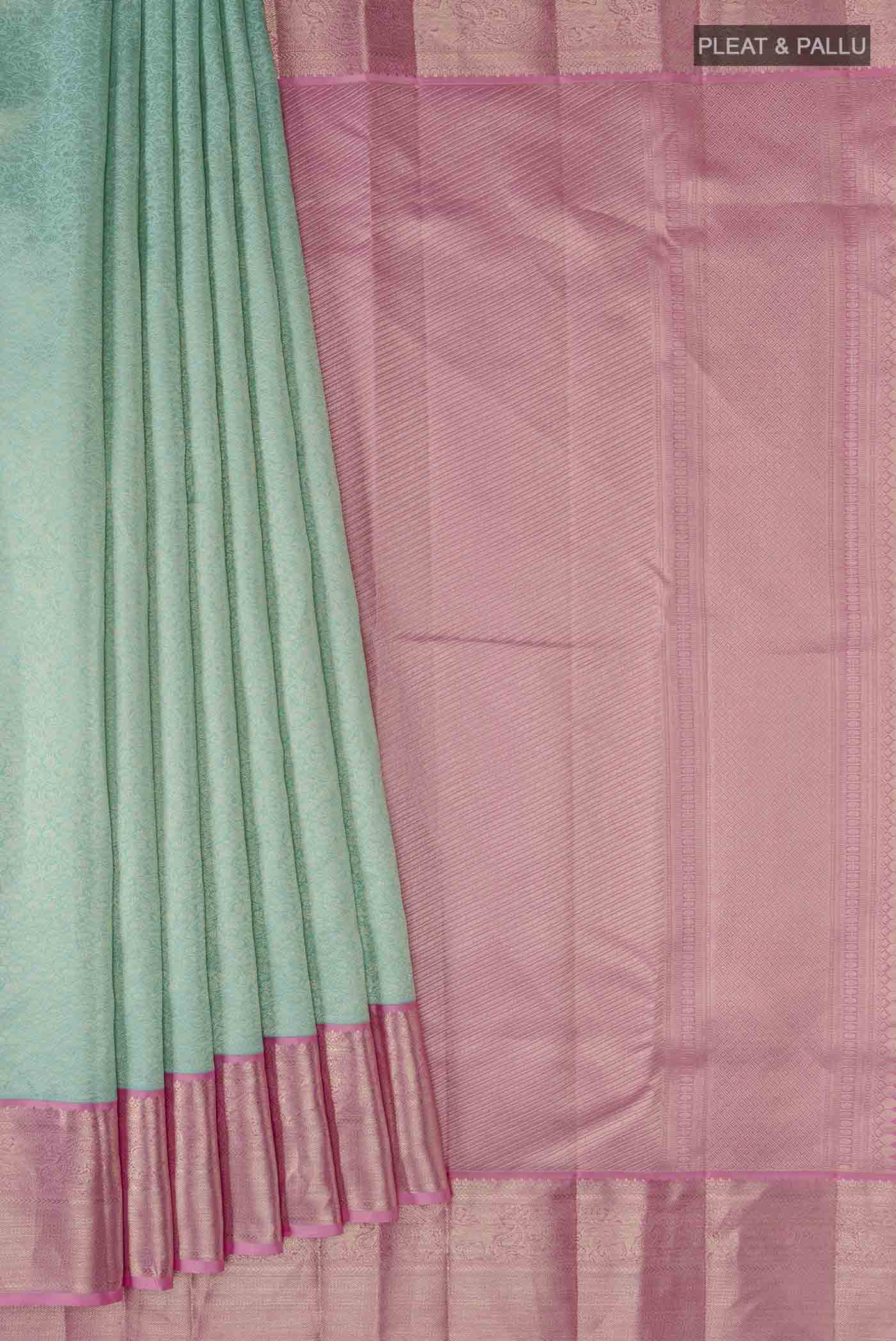 pleats pallu