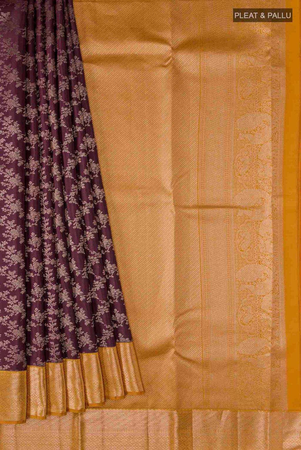 pleats pallu