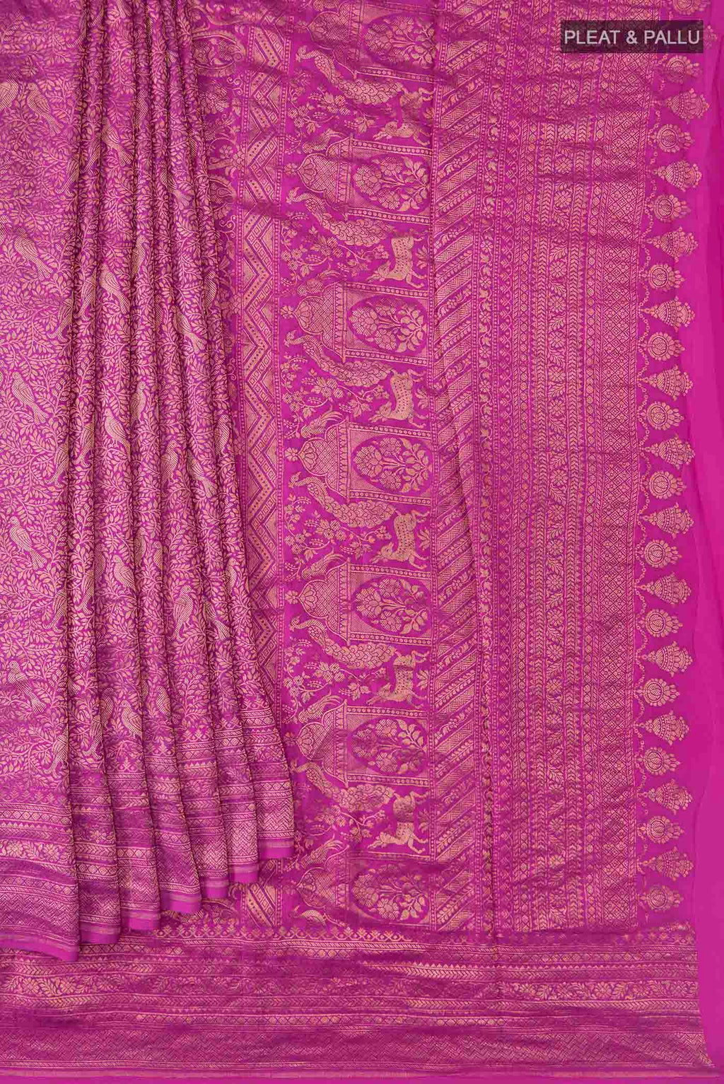 pleats pallu